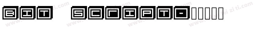 Bit Script字体转换
